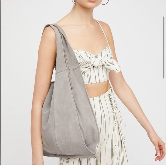 Free People Slouchy Suede Hobo - Picture 11 of 13